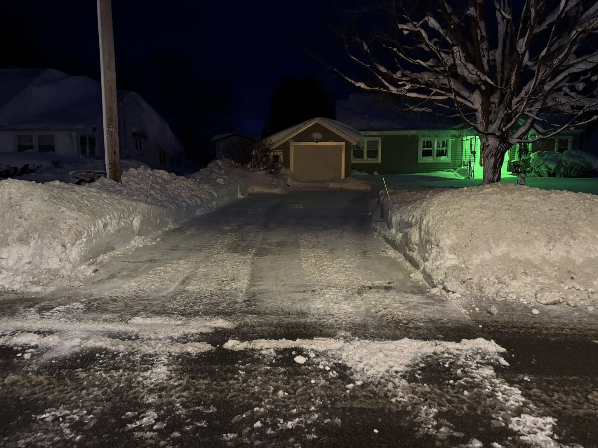 Customer in Ava after major snowfall